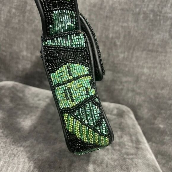 Staud Beaded Tommy Bag Green Palm - Picture 3 of 14
